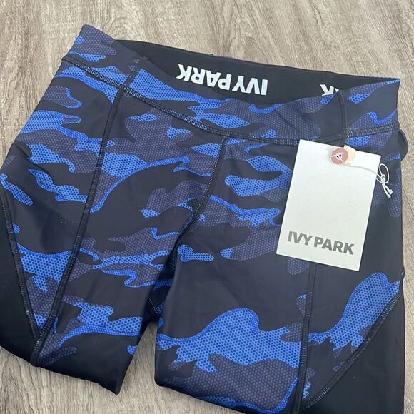 Ivy Park Camo Mid-rise Leggings-navy-small - Picture 2 of 2